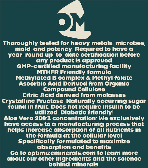 OPTIMIZE MINERAL